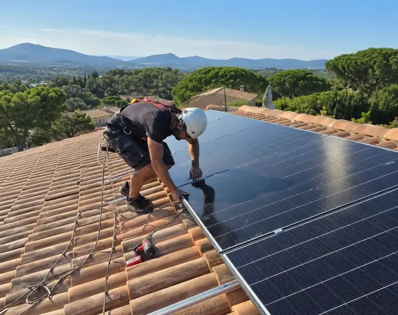 Installateur panneaux solaires Les Cammazes — pose photovoltaïque sur toiture