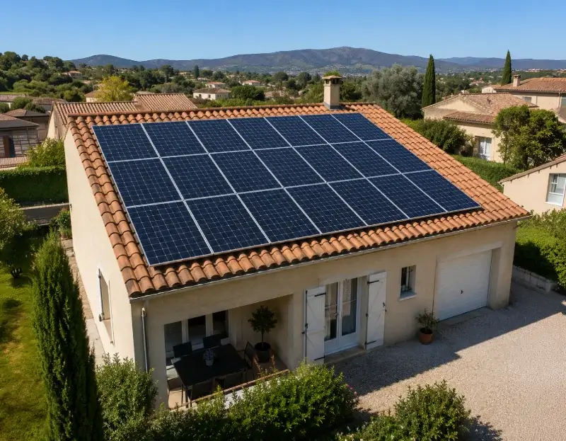 Prime à l'autoconsommation panneaux solaires Les Cammazes — aide financière de l'État